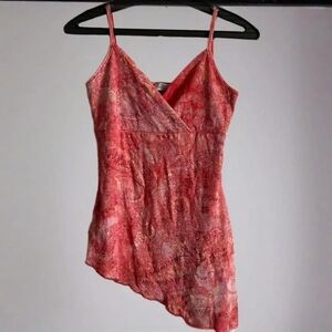 Elegant Pink Paisley Top